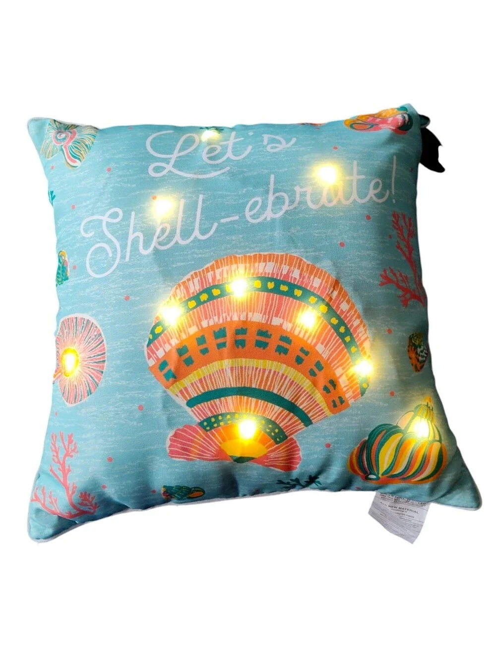 Coastal Light-Up Throw Pillow – 